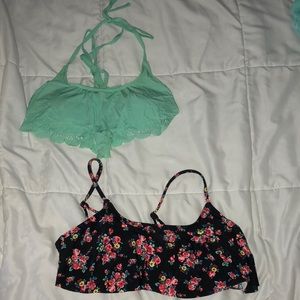 2 bikini tops